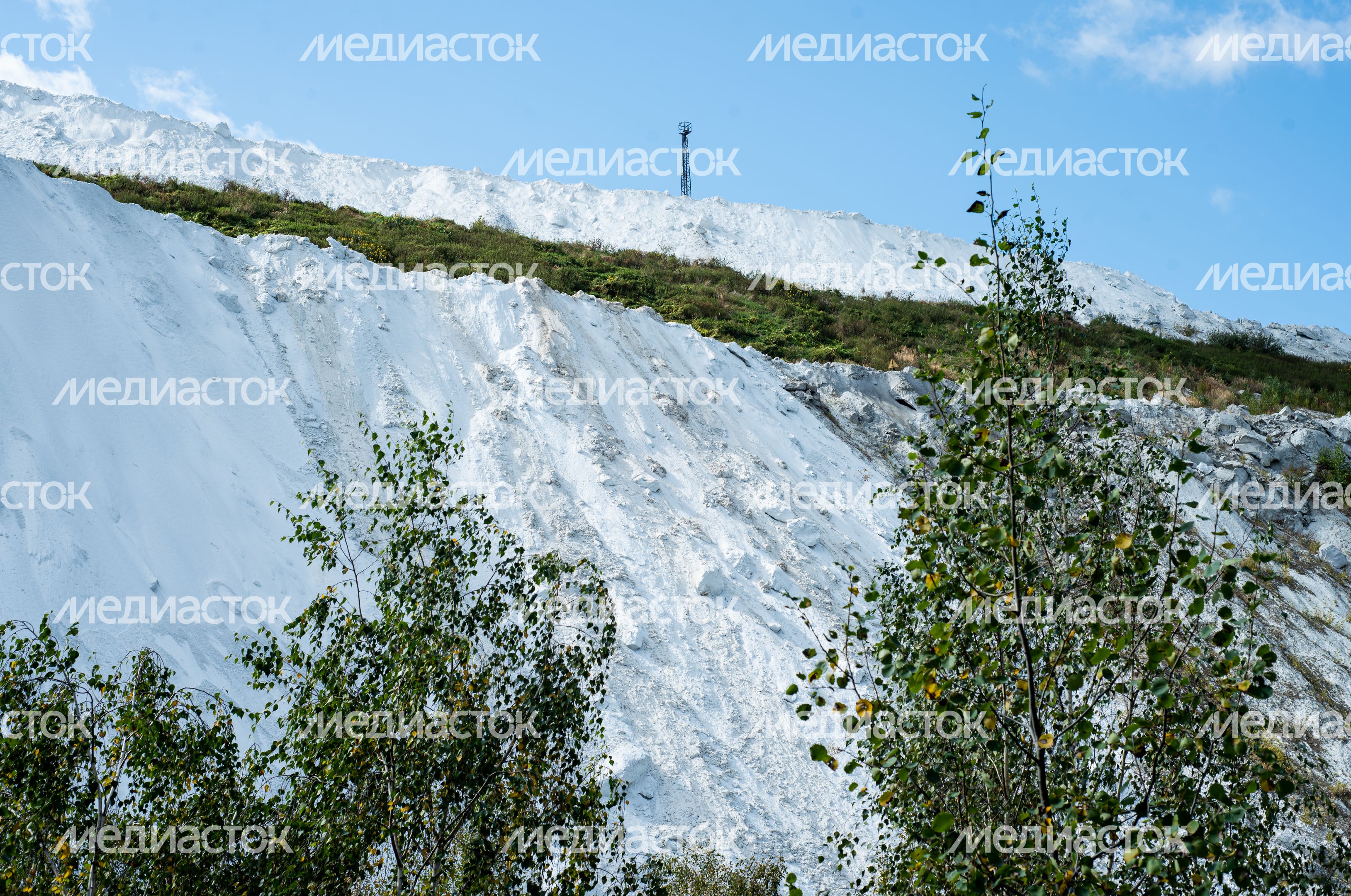 Белая гора в городе Воскресенск