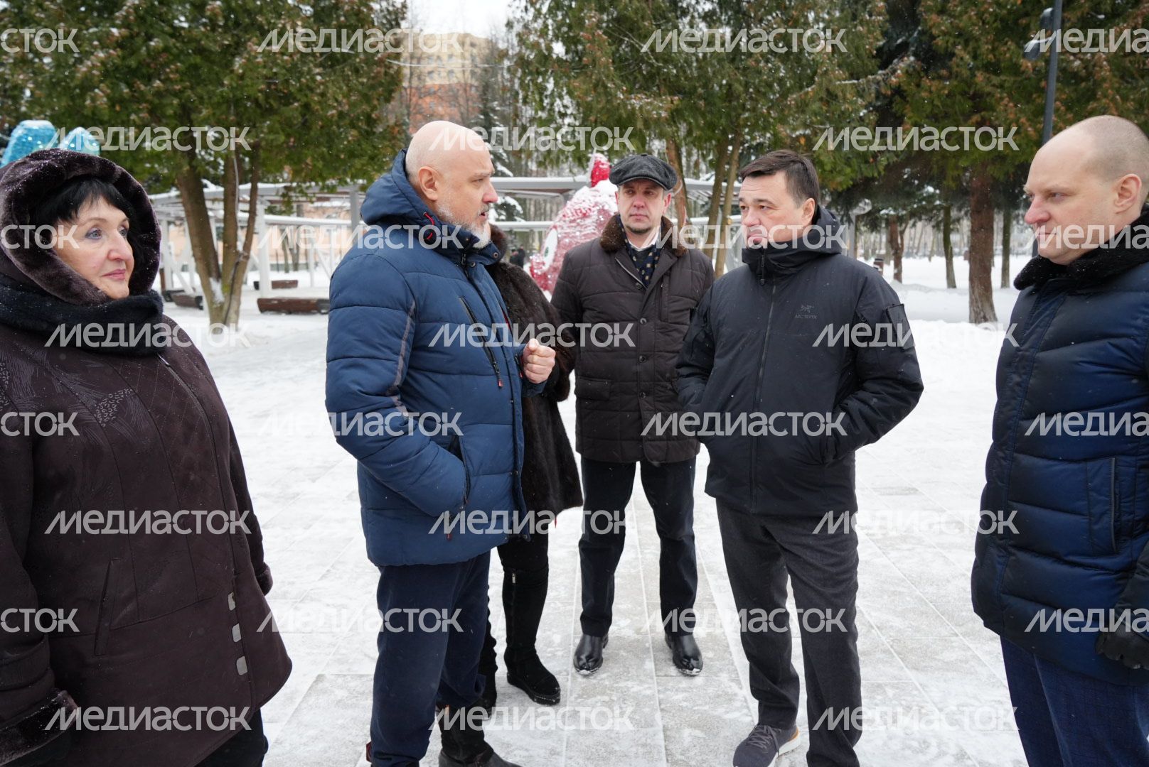 Проверка Губернатором Центрального парка культуры и отдыха в Пушкино