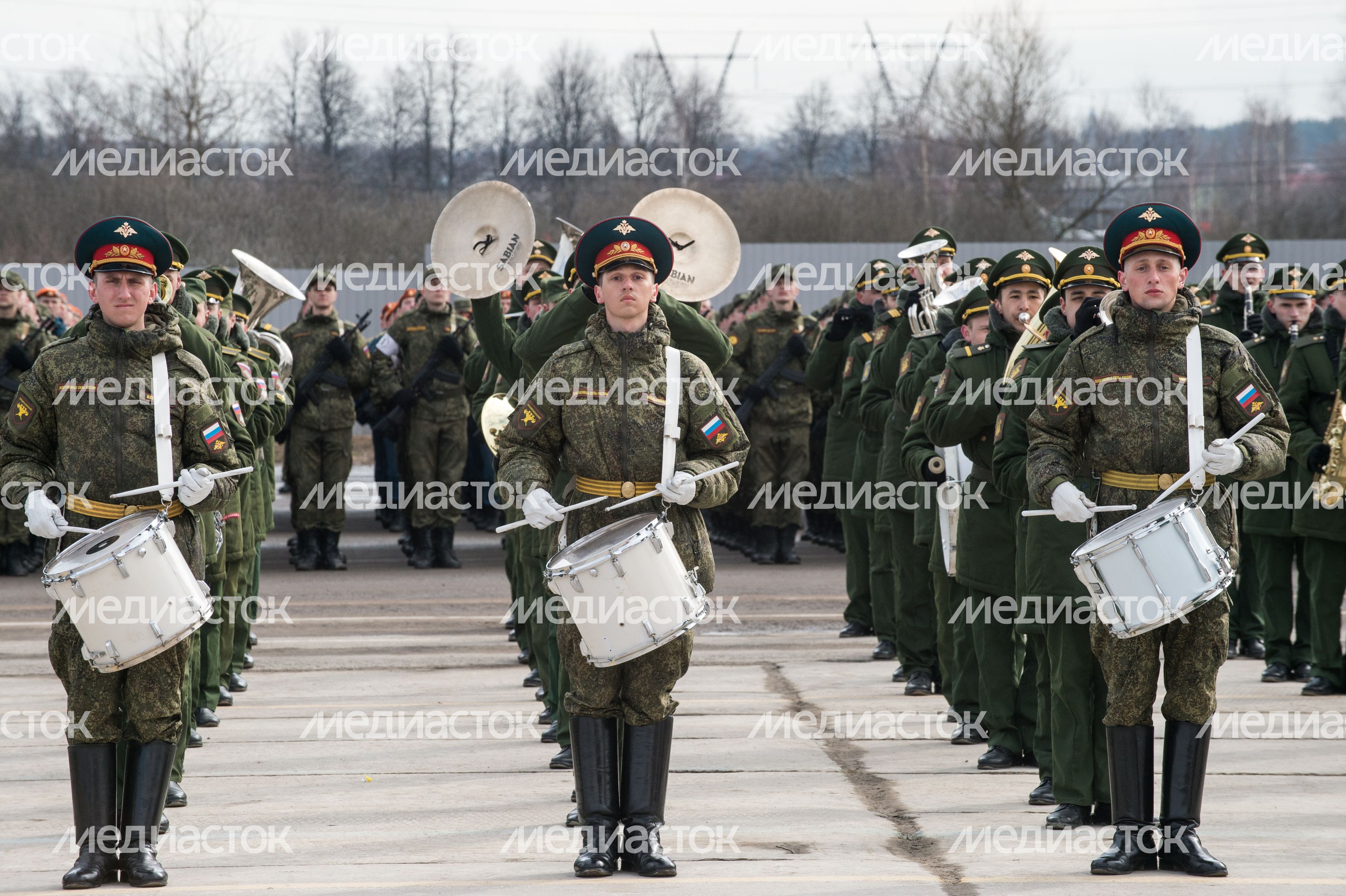 Репетиция Парада Победы в Алабино