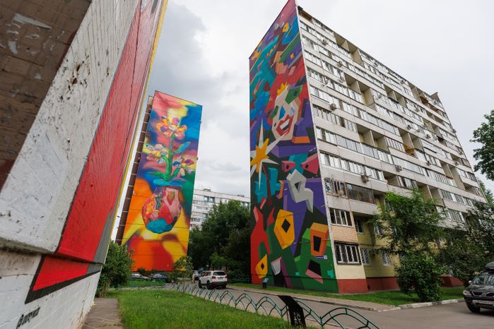 Муралы в Железнодорожном, Балашиха