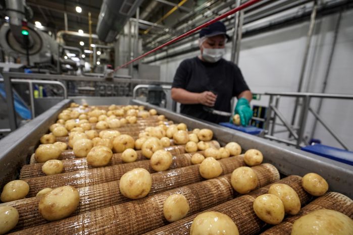 Производство чипсов Lay’s на заводе PepsiCo в Кашире