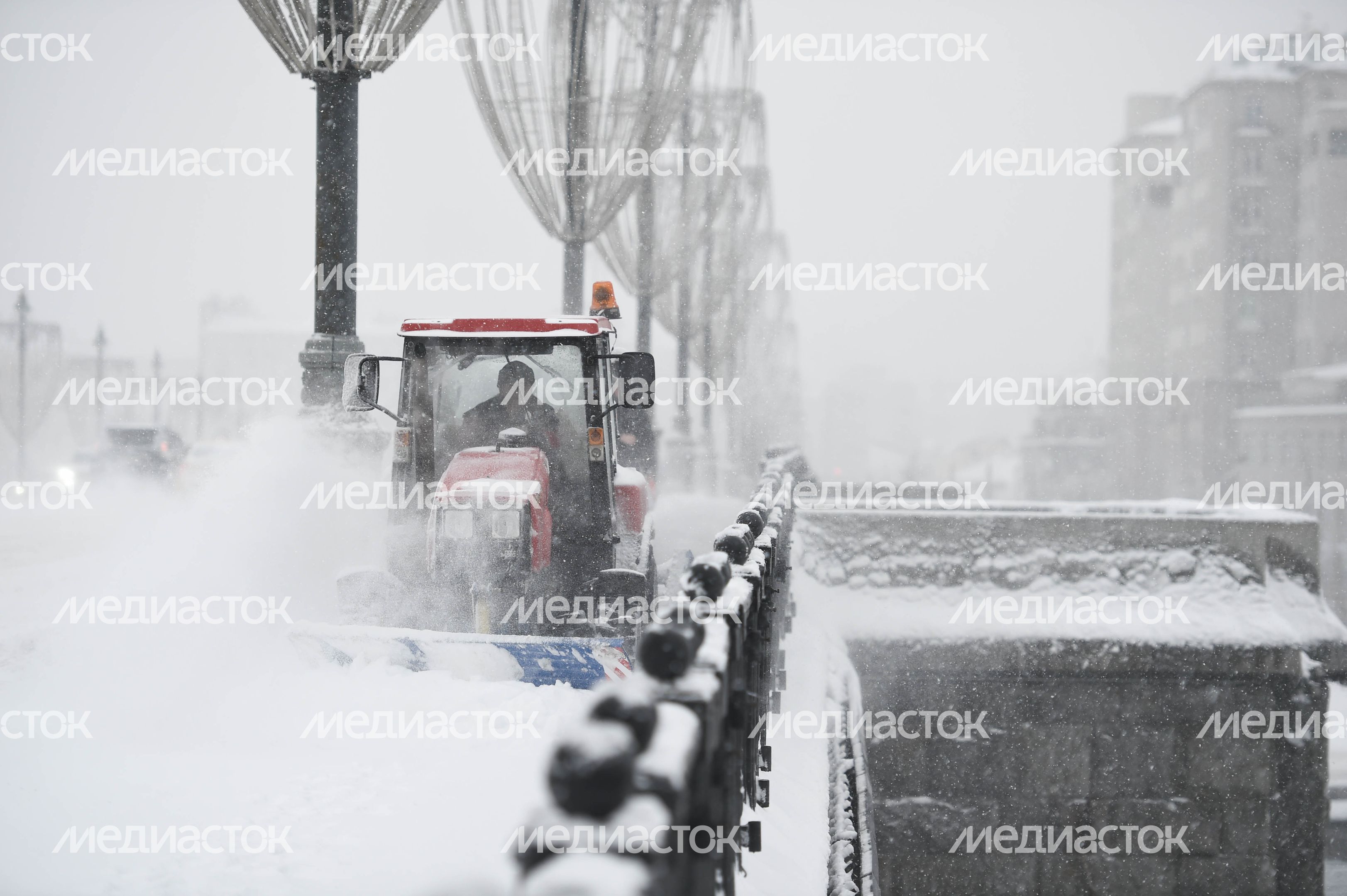 Рекордный снегопад в Москве и Подмосковье