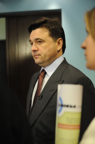 А. Воробьев посетил Региональное информационное агентство Московской области