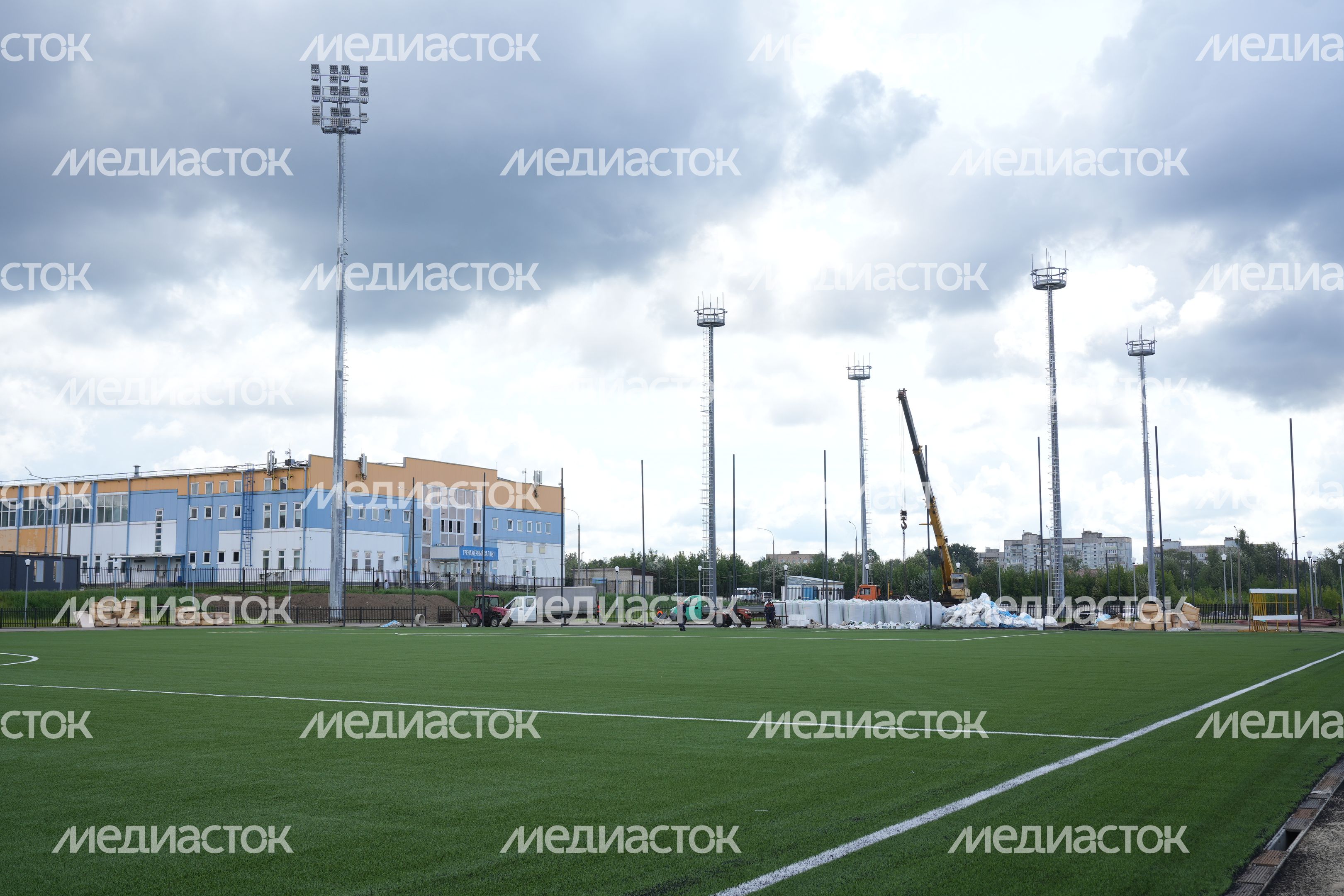 Реконструкция стадиона "Мещера" в Егорьевске
