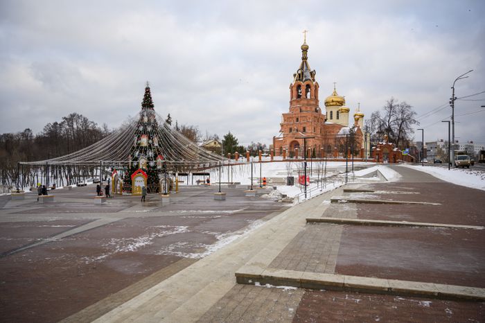 Раменский городской парк в новогодние праздники