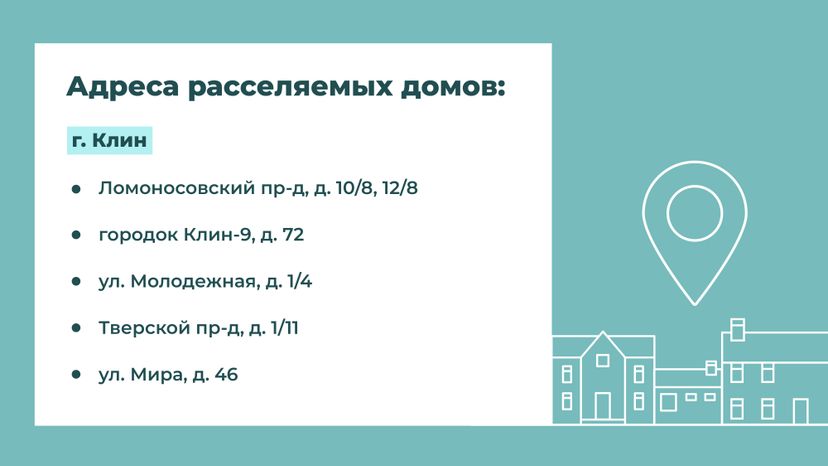 Переселение Клин