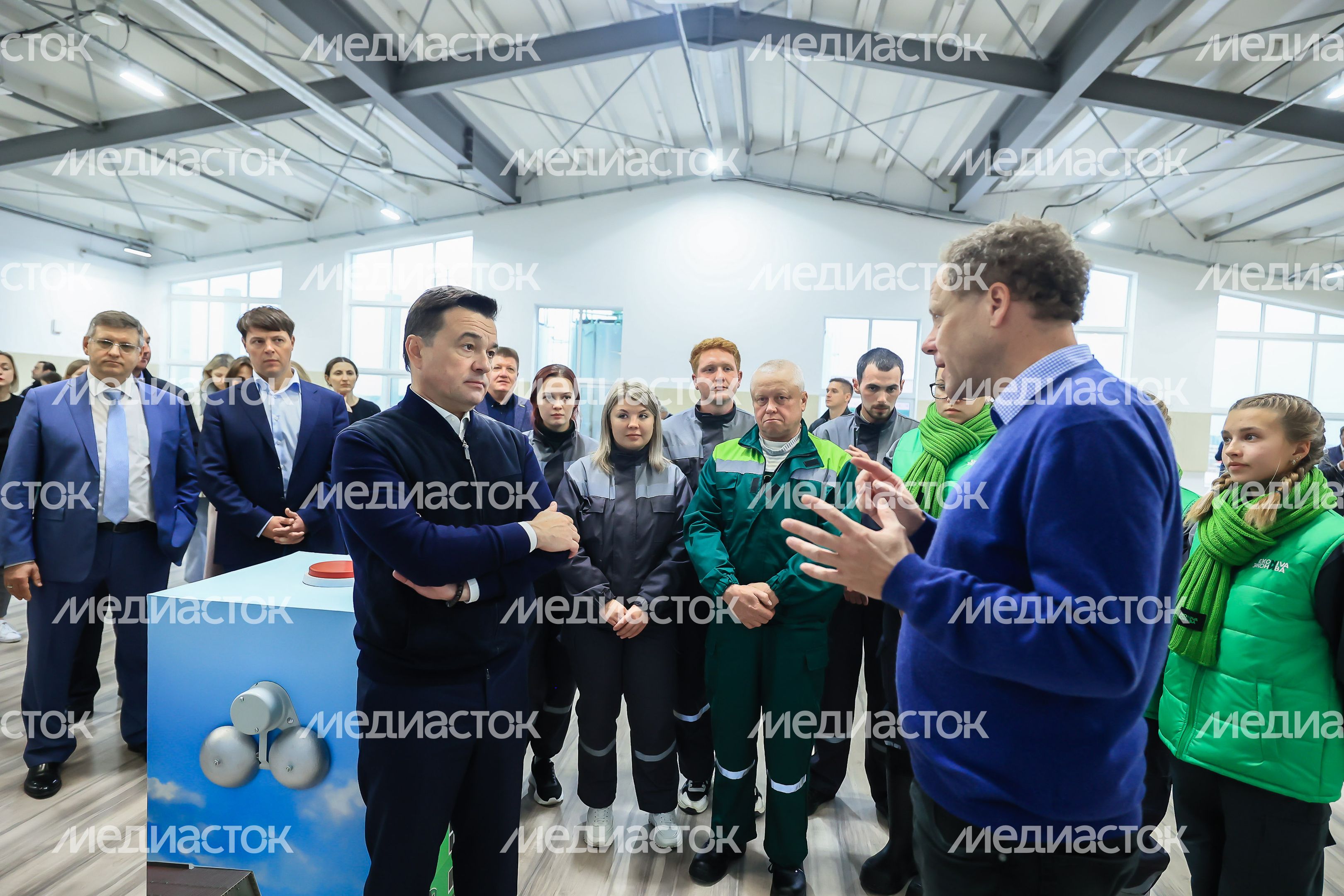 Открытие животноводческего комплекса «Бортниково» в Ступино Губернатором Подмосковья