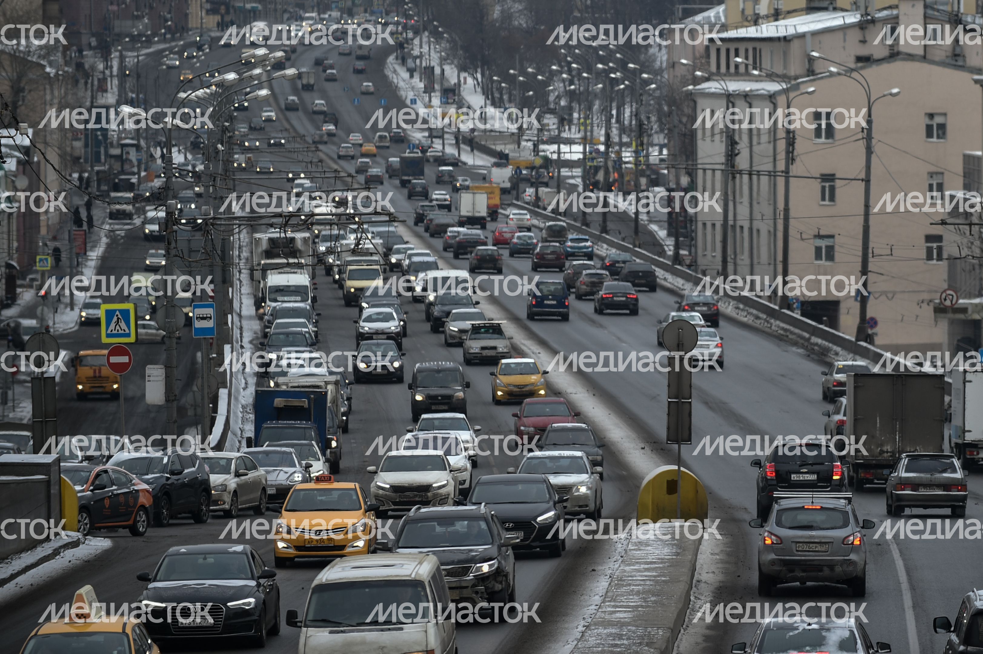 Дорожная ситуация в Москве