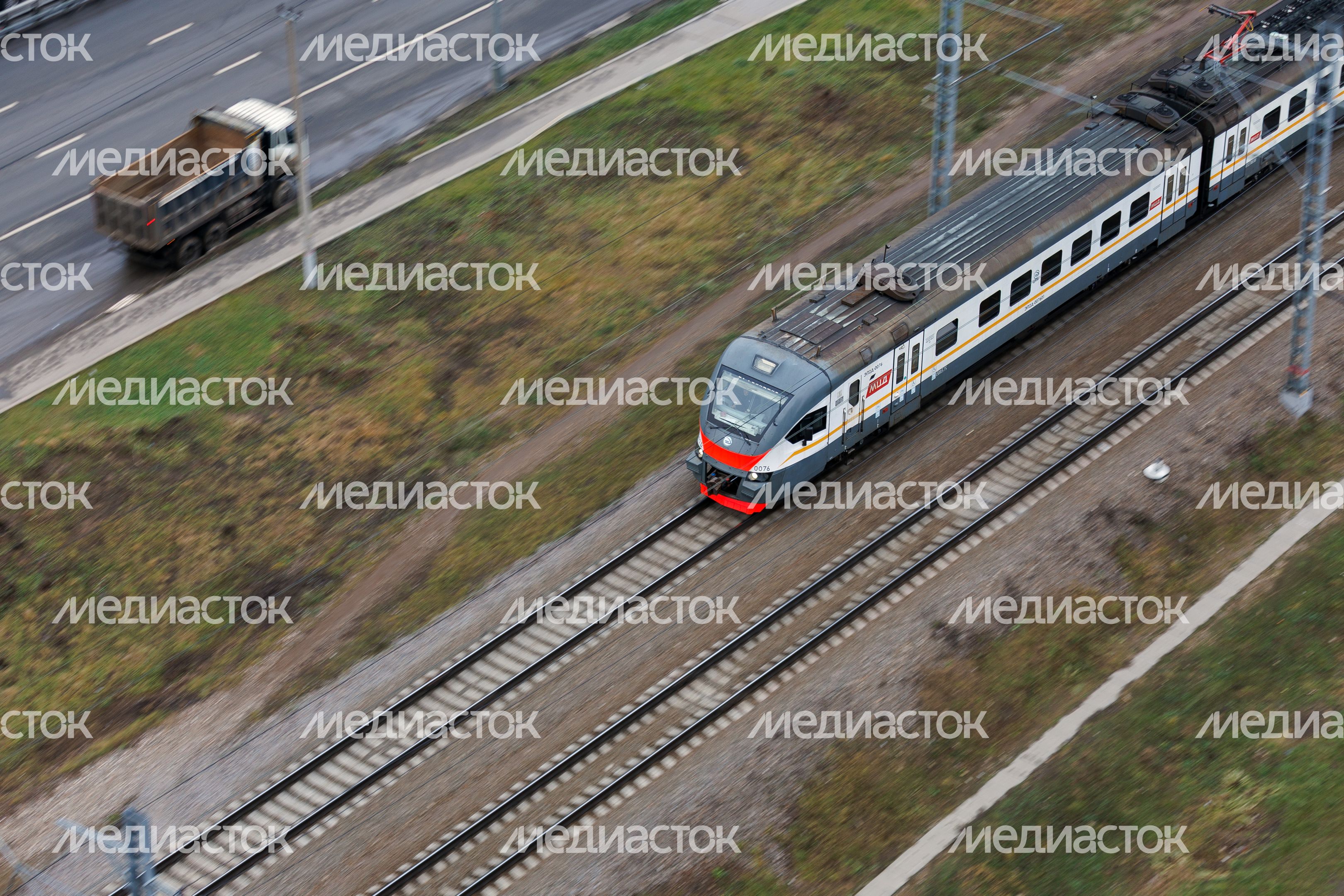 Электричка МЦД в Подмосковье Электричка МЦД в Подмосковье