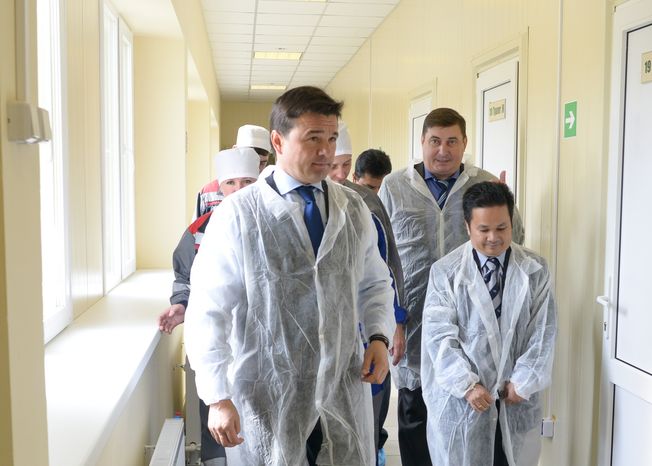 Андрей Воробьев посетил с рабочим визитом Серебряно-Прудский район