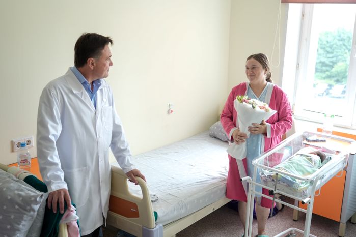 Андрей Воробьев дал старт строительству нового корпуса Видновского перинатального центра