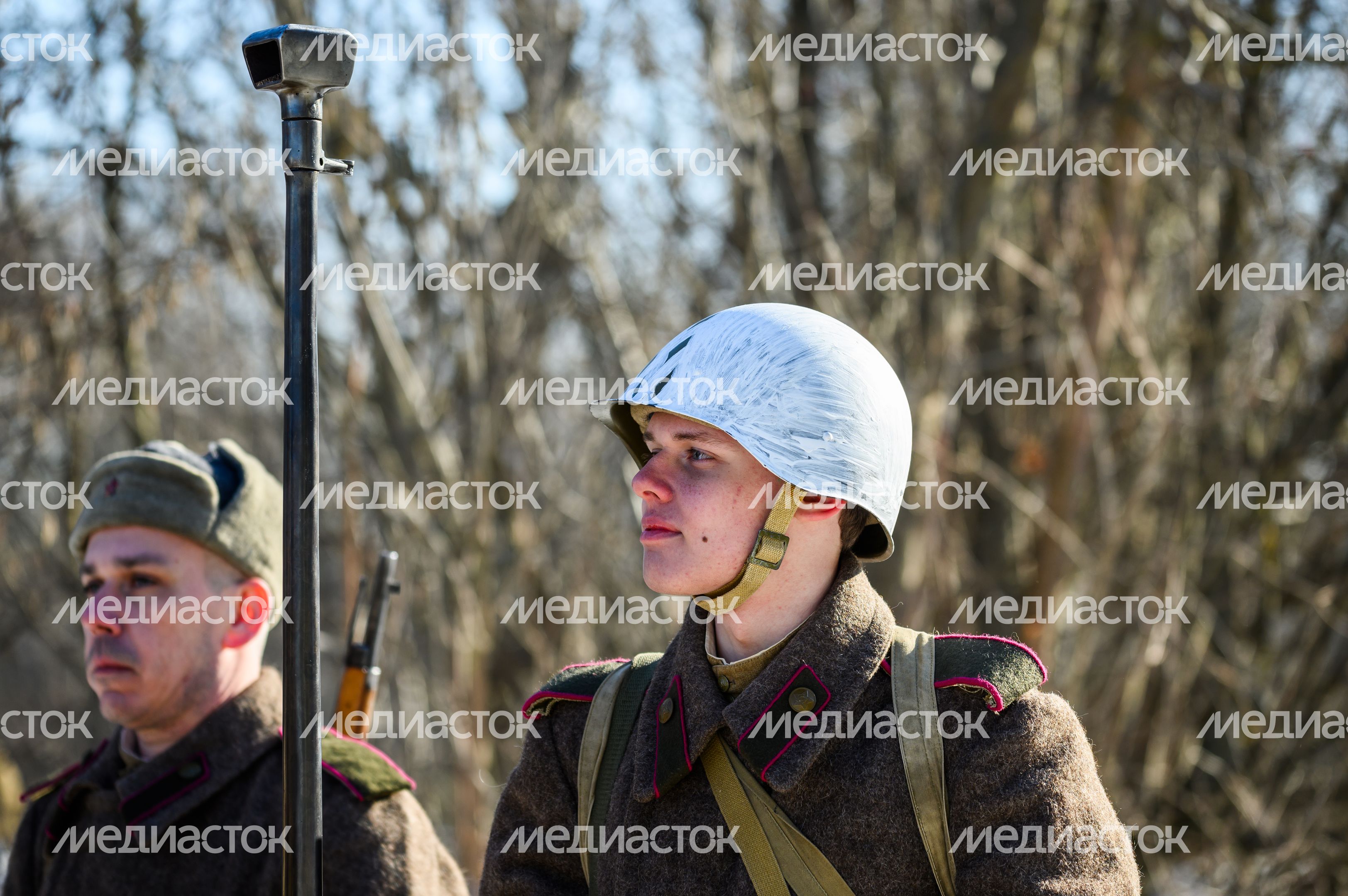 Военно-историческая реконструкция в музее танка Т-34 в Мытищах Военно-историческая реконструкция в музее танка Т-34 в Мытищах