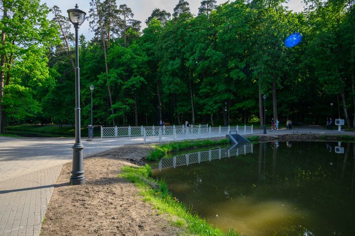 Набережная в Красногорском городском парке после благоустройства