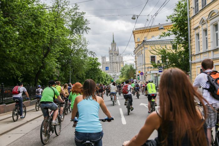 Велопарад в Москве