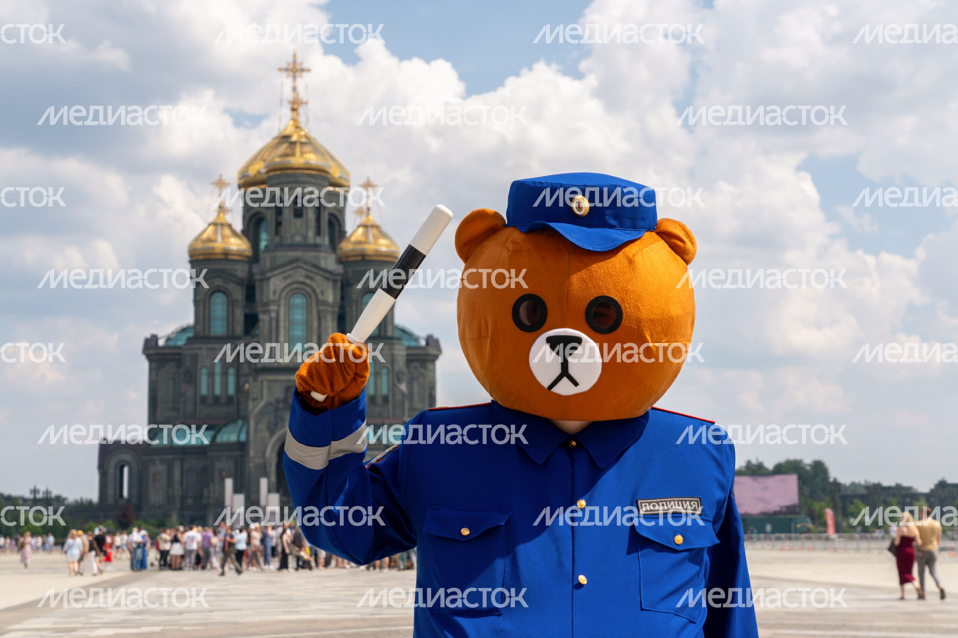 Проект «Проведи один день с полицией Подмосковья» в Центральном парке «Патриот» Одинцовского округа
