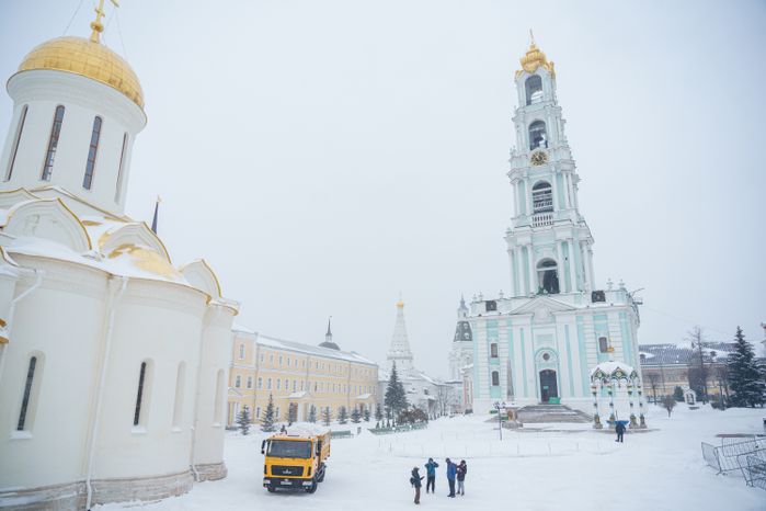 Сергиев Посад. Свято-Троицкая Сергиева лавра. Зима