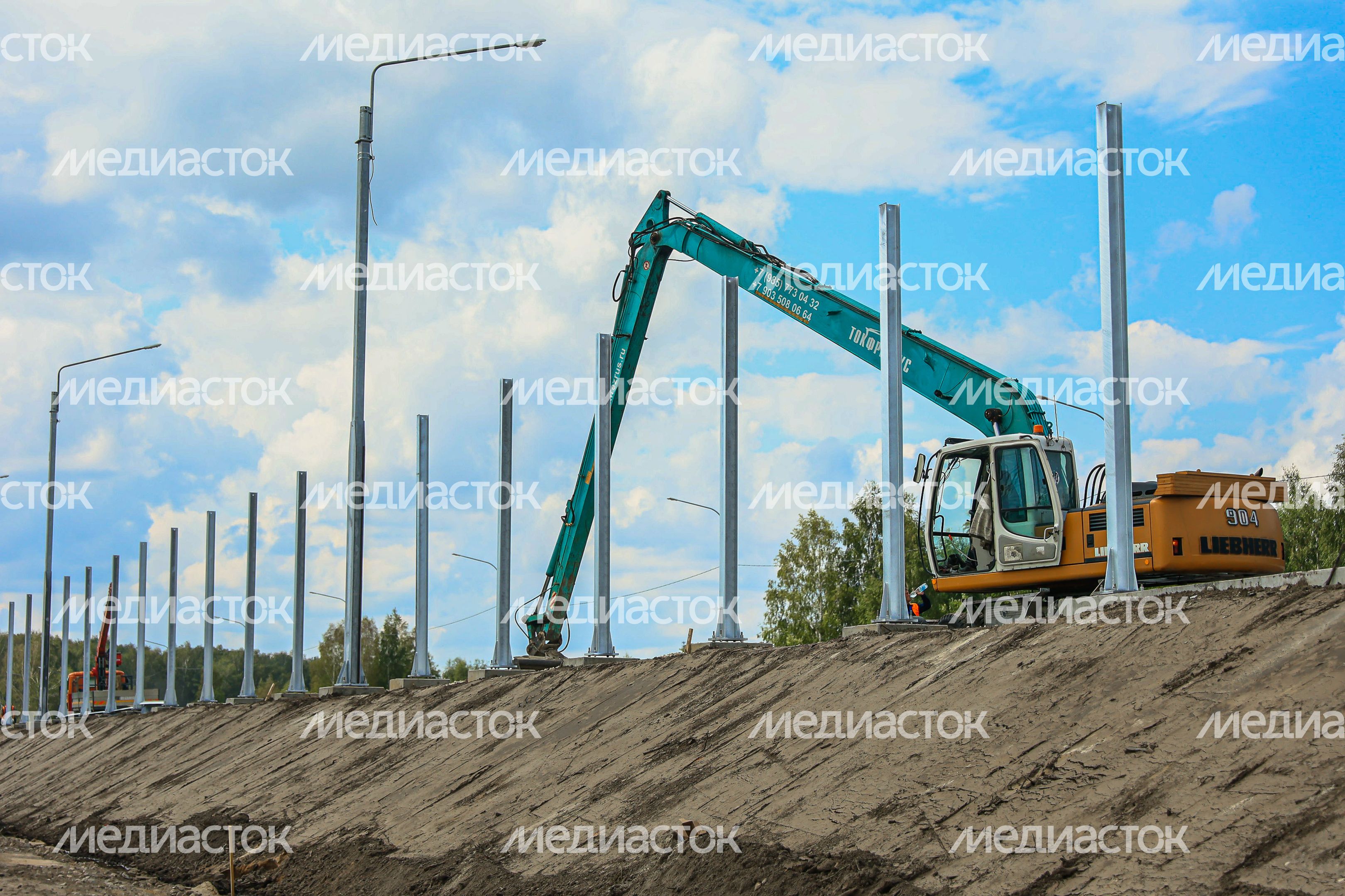 Проверка хода строительства подмосковного участка М-12 «Москва-Казань» Губернатором Подмосковья