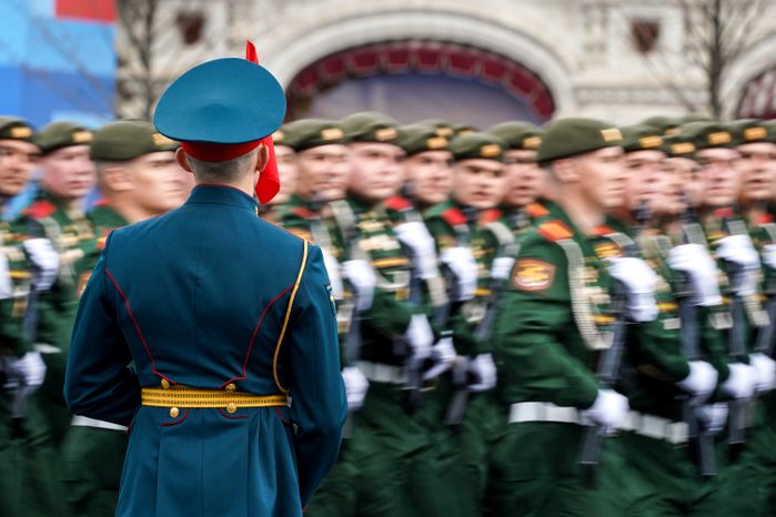 Генеральная репетиция парада Победы в Москве в 2021 году