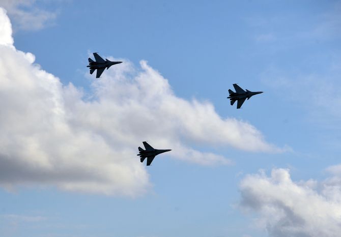 Международный военно-технический форум «Армия-2015». Динамический показ