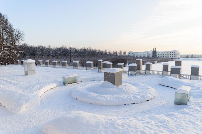 Красногорск. Усадьба «Архангельское». Зима