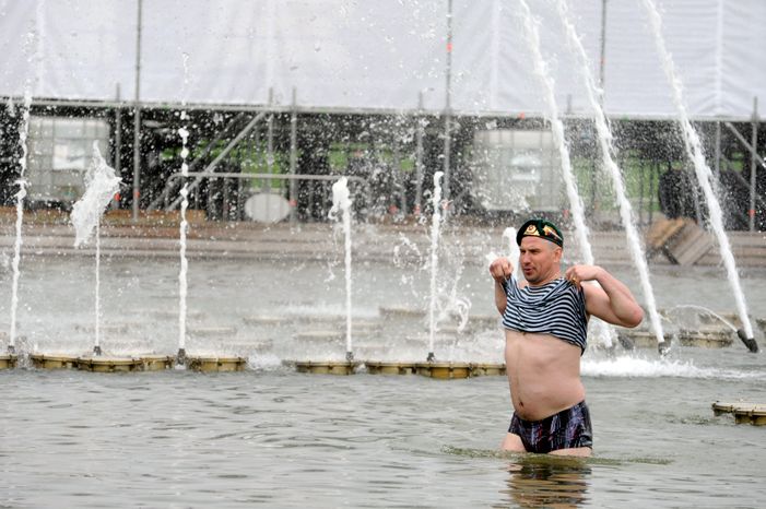 День пограничника в Москве