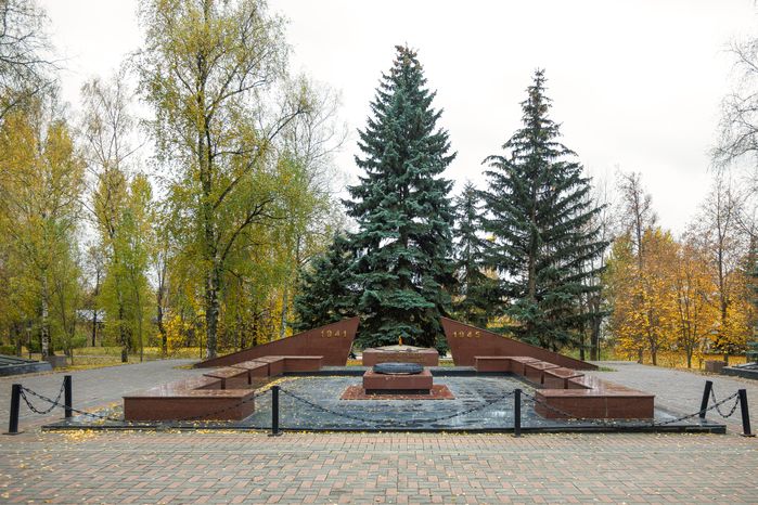 Сквер Победы в городе Дзержинский округа Люберцы