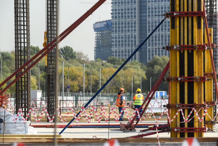 Строительно‑монтажные работы в Национальном космическом центре
