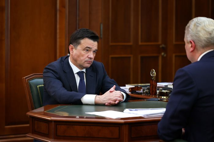 Губернатор провел рабочую встречу с главой Одинцовского округа