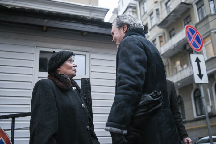 Открытие мемориальной доски в честь Солженицына в Москве