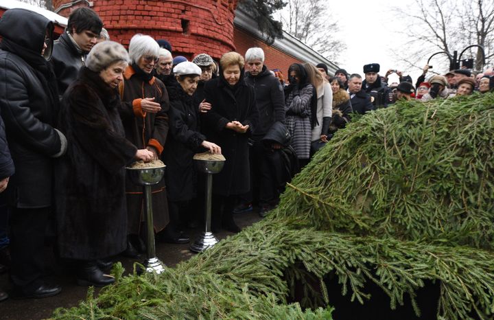 Похороны кинорежиссера Эльдара Рязанова