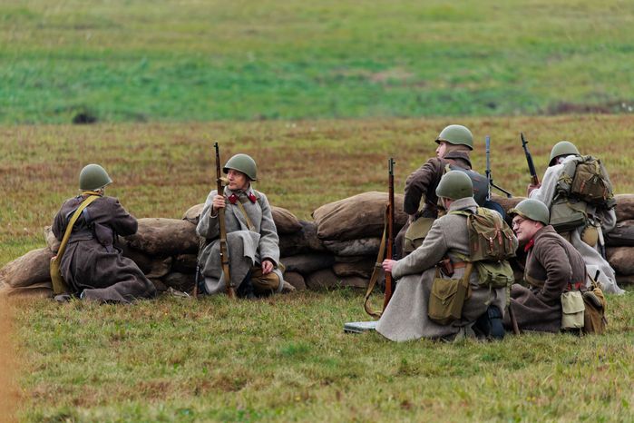 Военно-исторический фестиваль «Москва за нами. 1941 год» на Бородинском поле