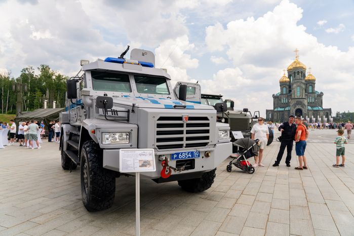 Автомобиль специального назначения «Патруль» на выставке «Проведи один день с полицией Подмосковья»