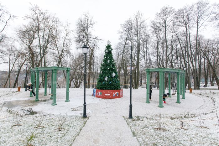 Раменское. Городской парк культуры и отдыха. Зима