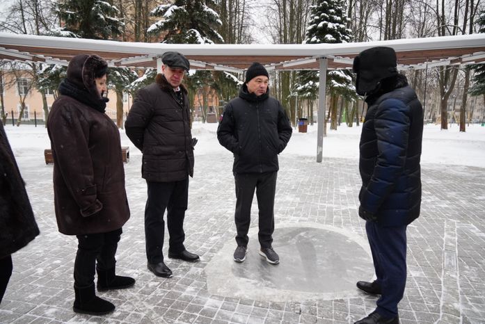 Проверка Губернатором Центрального парка культуры и отдыха в Пушкино