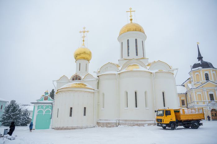 Сергиев Посад. Свято-Троицкая Сергиева лавра. Зима
