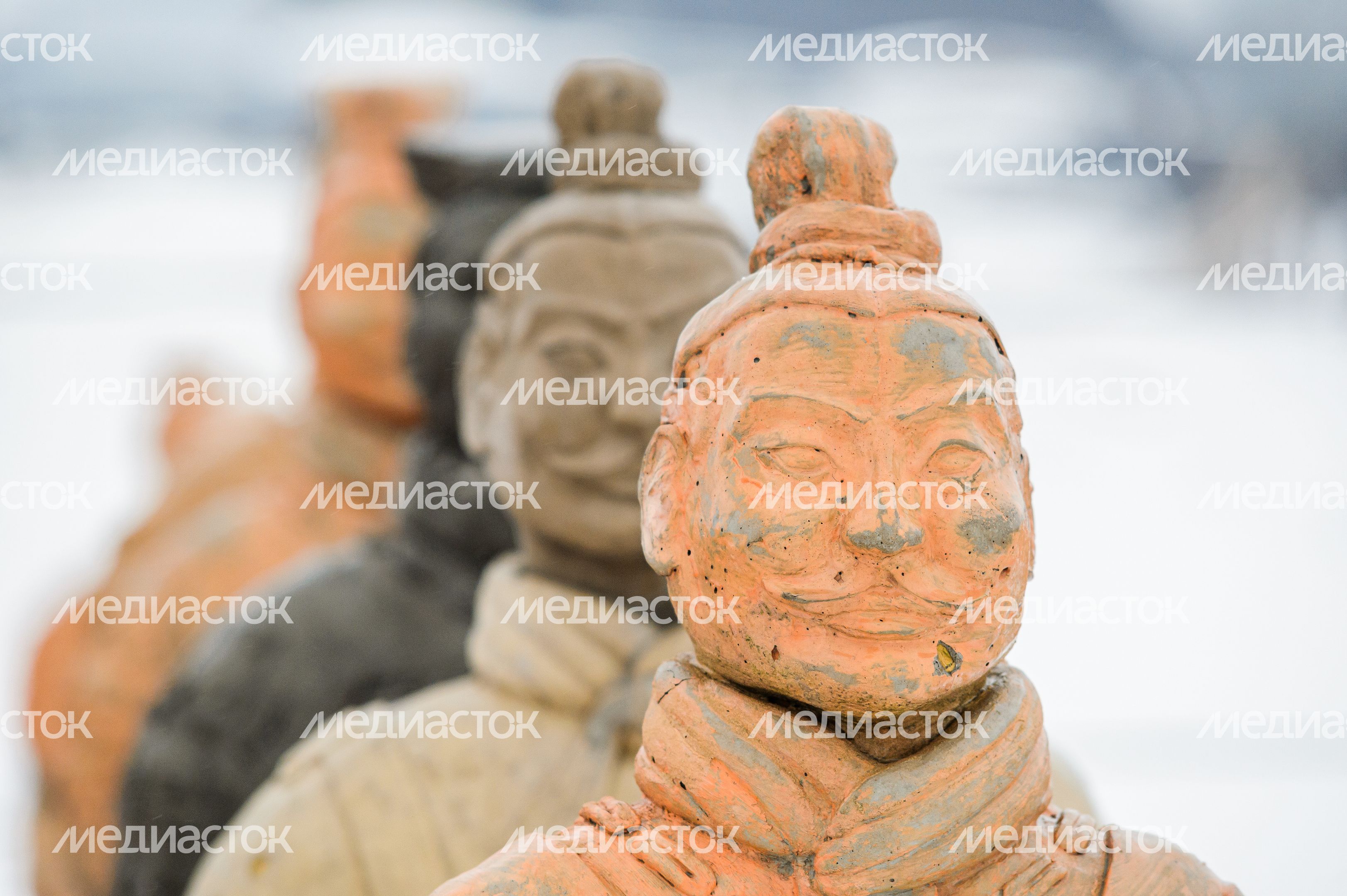 Этнопарк «Кочевник» в Хотьково зимой