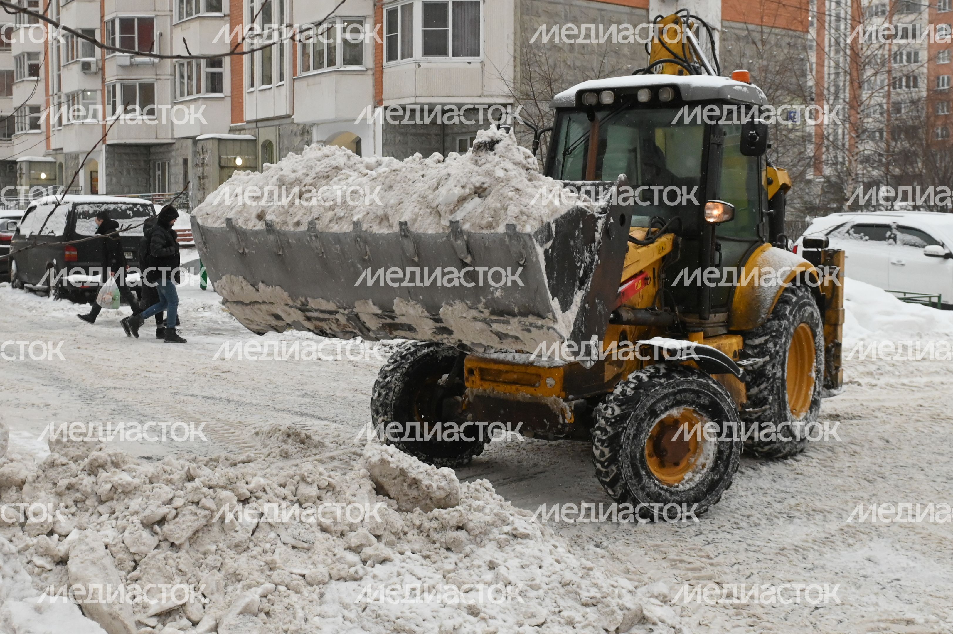 Снегопад в Люберцах