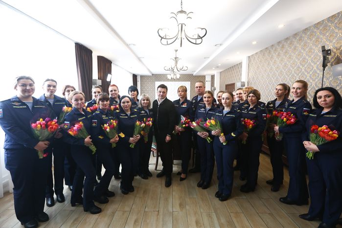 Поздравление с Международным женским днем связисток ВДВ Губернатором Подмосковья