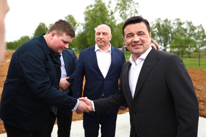 Закладка камня в строительство Селекционно-генетического центра "Смена"