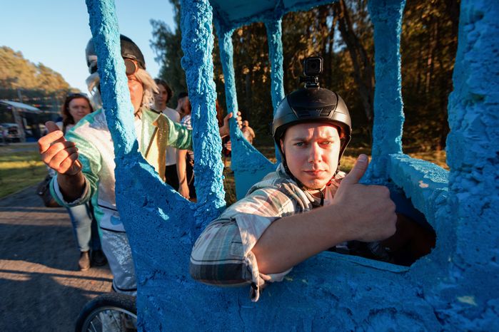 Зрелищные гонки на самодельных машинках «Гальчино Ралли» в Домодедово