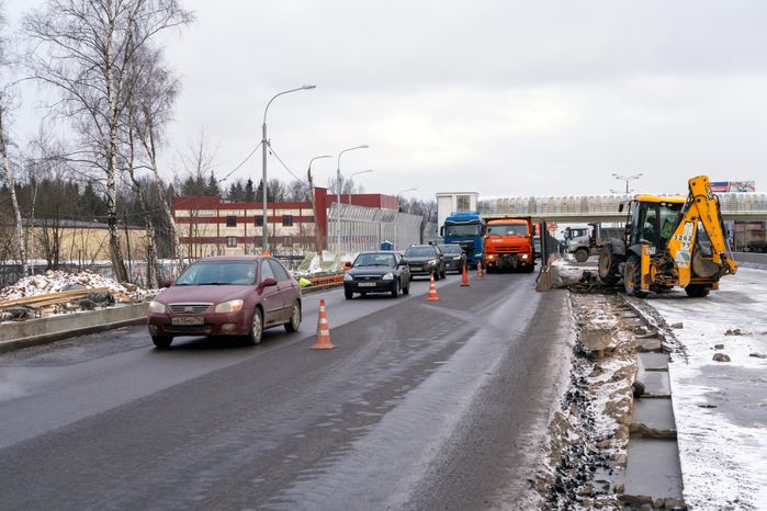 Реконструкция Киевского шоссе в районе Селятино Наро-Фоминского округа