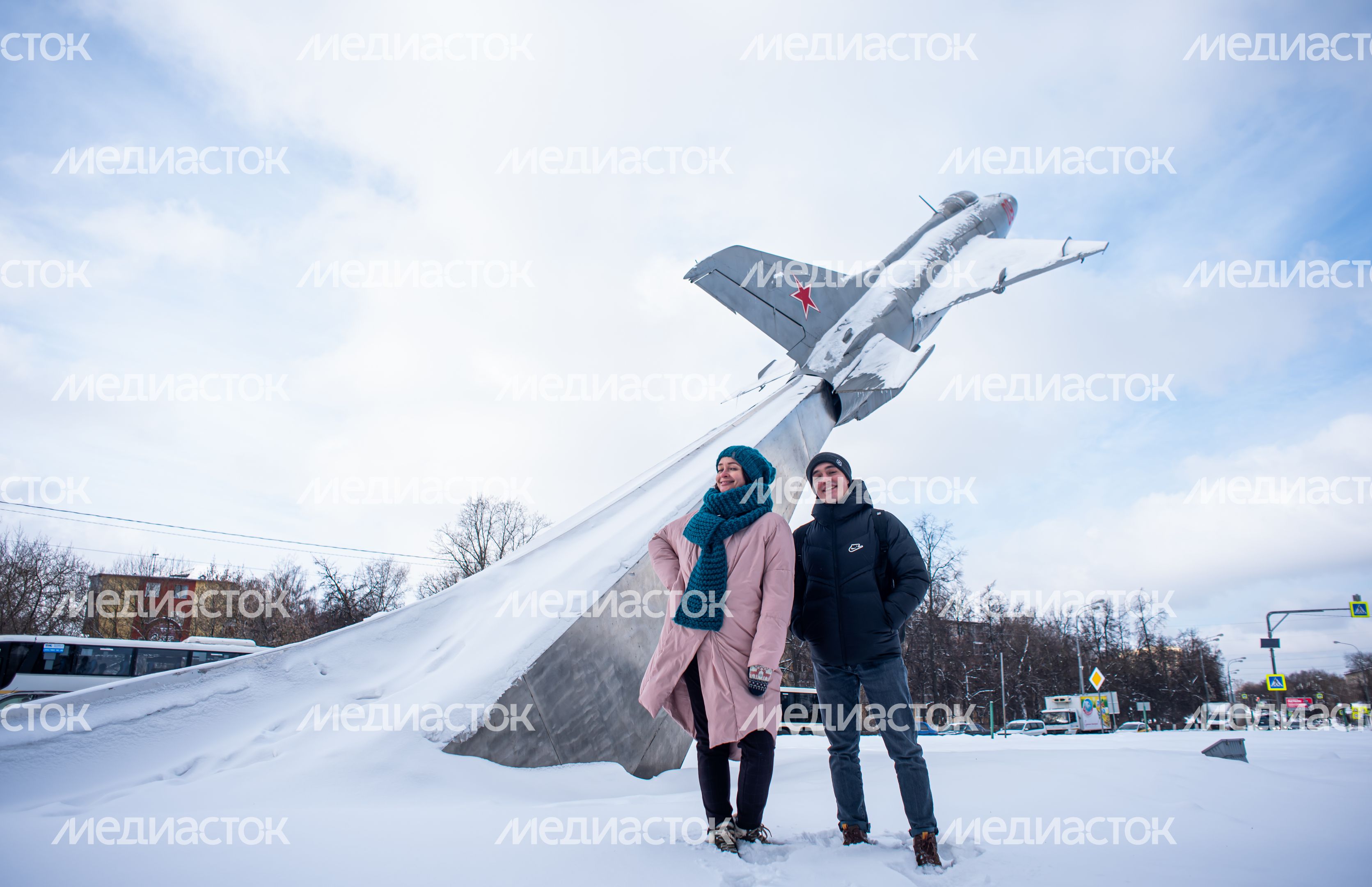 Зимние виды города Жуковский