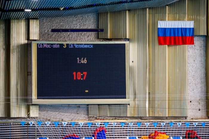 Соревнования по водному поло в рамках VI Летней спартакиады молодежи в Раменском