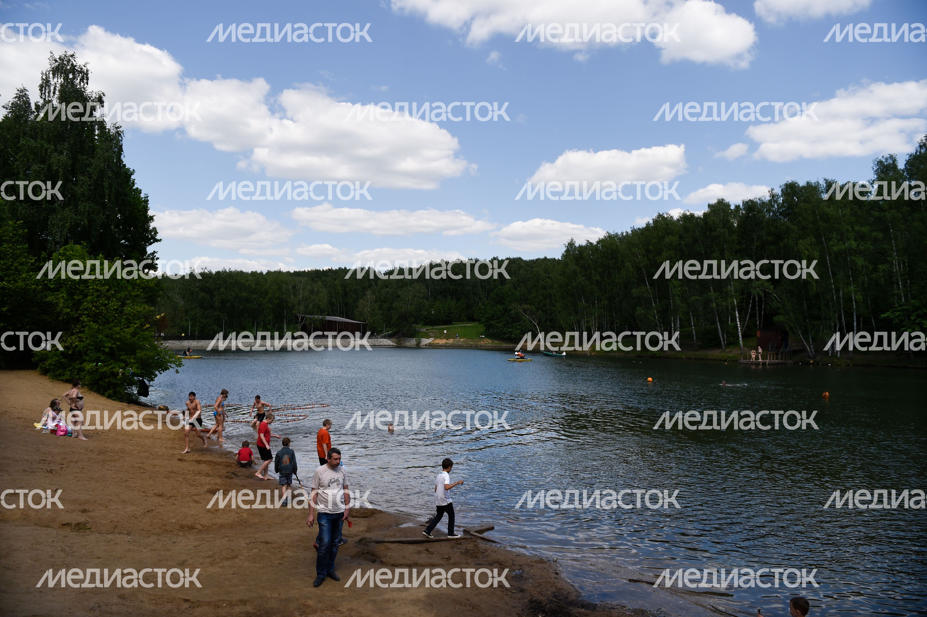 Начало купального сезона в Москве