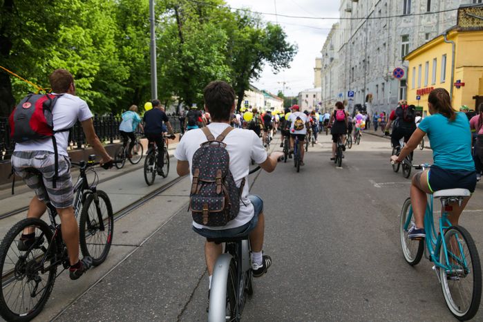 Велопарад в Москве