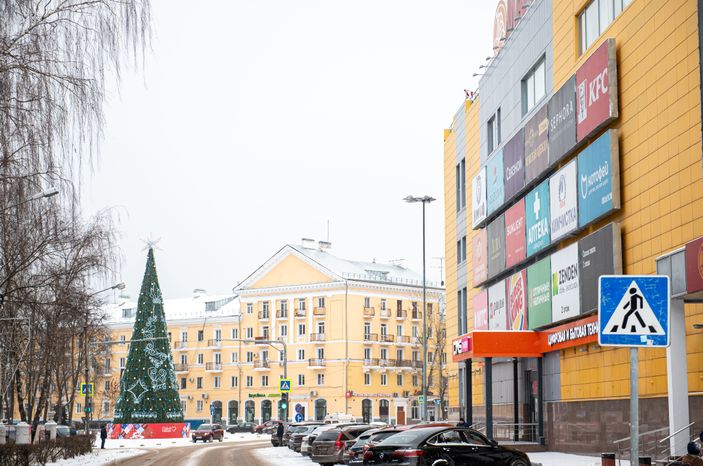 Зимние виды города Воскресенск