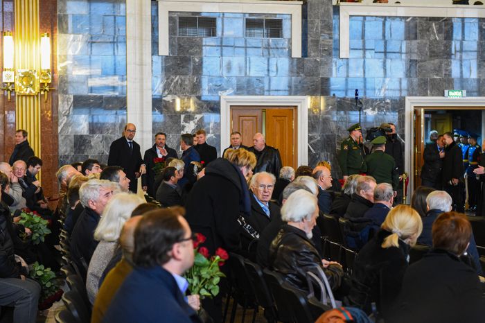 Церемония прощания с космонавтом Алексеем Леоновым в Подмосковье