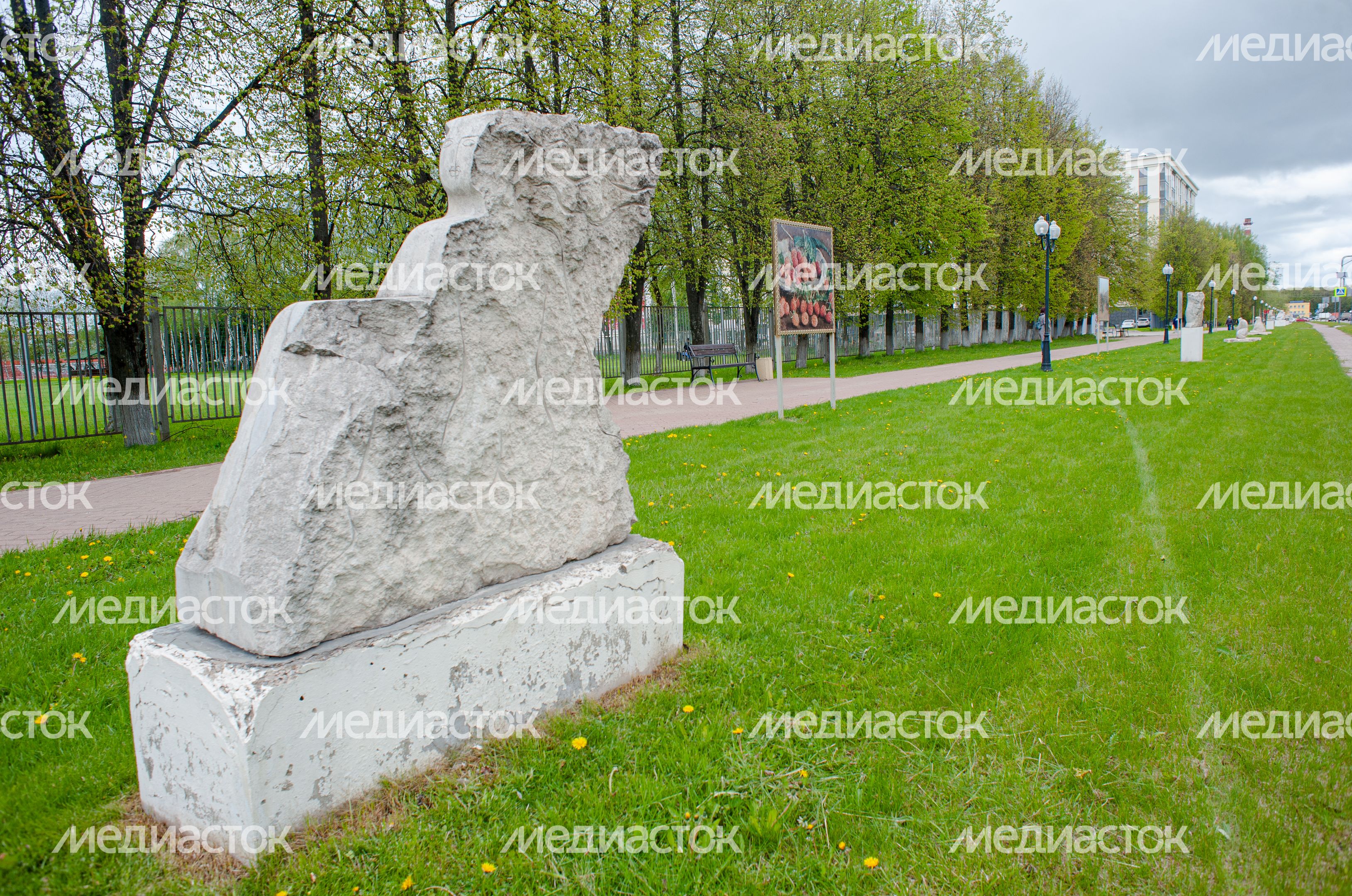Весенние виды города Хотьково