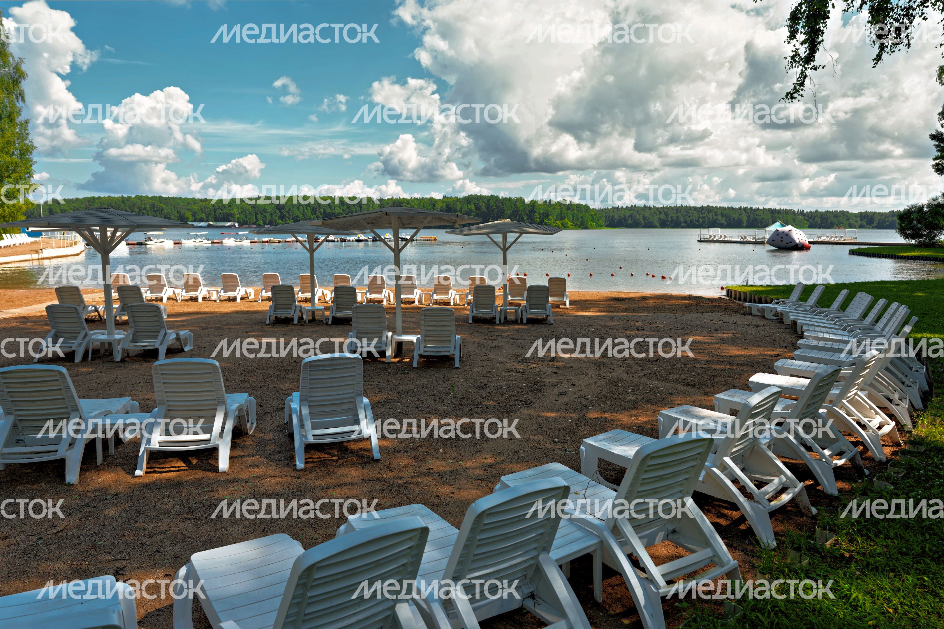 Комфортный отдых на пляже в загородном отеле «Истра» на Истринском водохранилище
