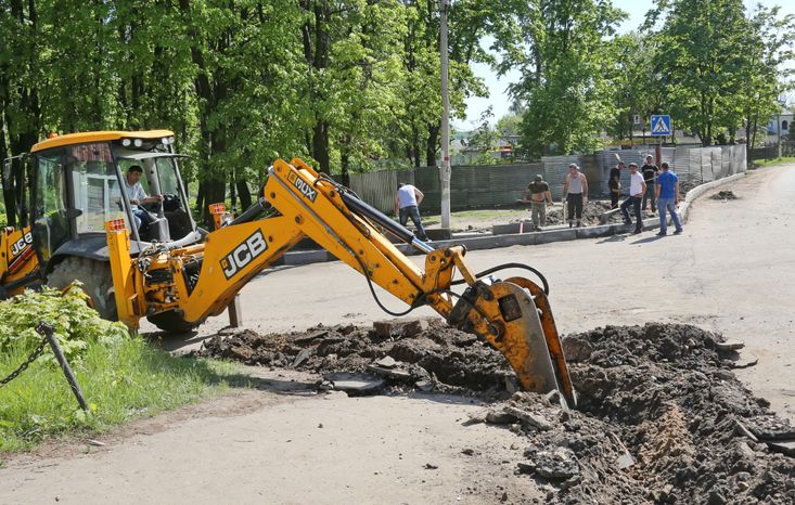 Ремонт дороги в Ожерелье